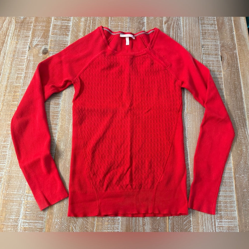 Victoria's Secret Vibrant Red Crew Neck Sweater